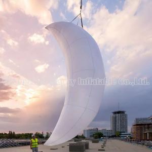 led lighting inflatable crescent moon